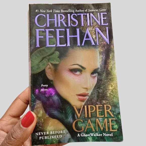 Christine Feehan GhostWalker Book Lot Spider Game Viper Game Romantic Suspense - Picture 9 of 10